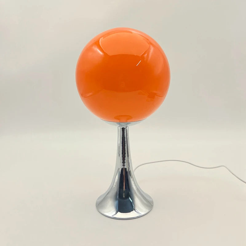 Glass Globe Desk Lamp Nordic Warm Ambient Bedside Lamp