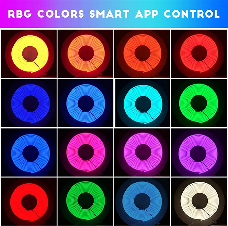 USB LED Neon Rope Lights, RGB Led Strip Lights