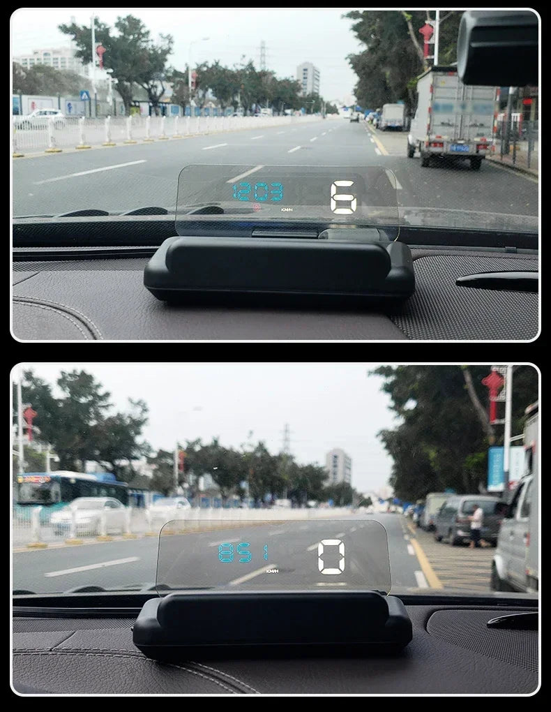 Gauge Display Car Head Up LCD Car Digital Odometer