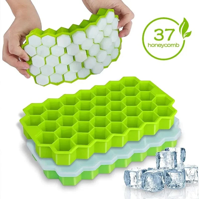 Honeycomb Cube Tray Maker Ice Mold