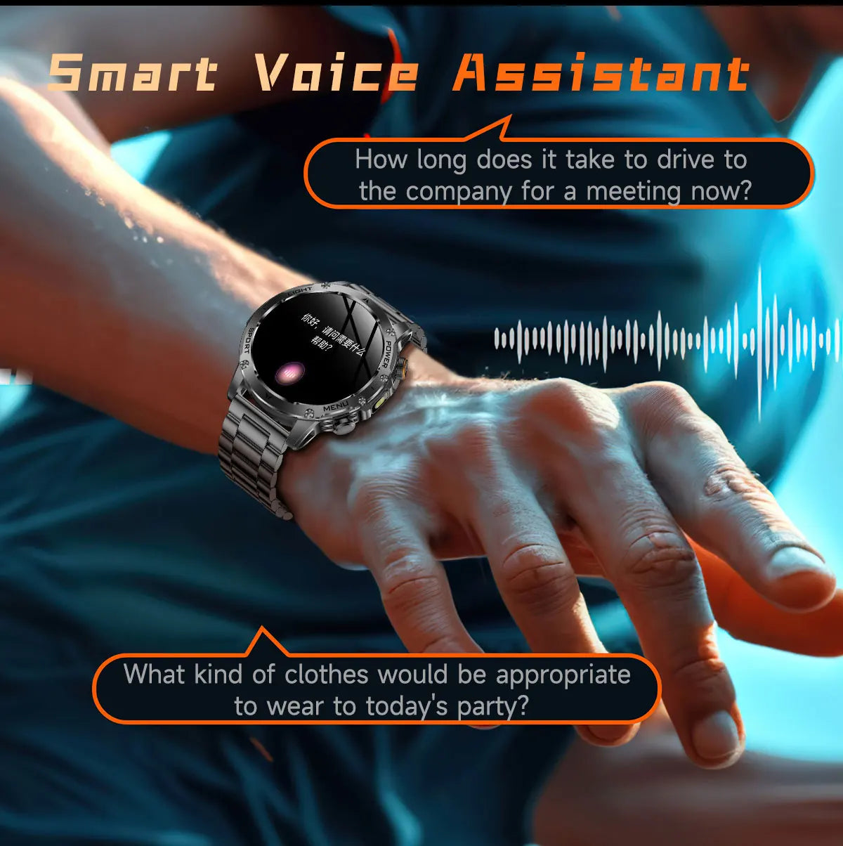 New Military T-Rex 3 Ultra 1000mAh Battery Smart Watch