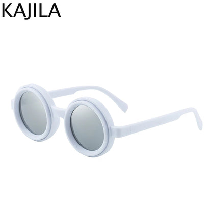 Polarized Small Frame Round Steampunk ND9 Adjustable
