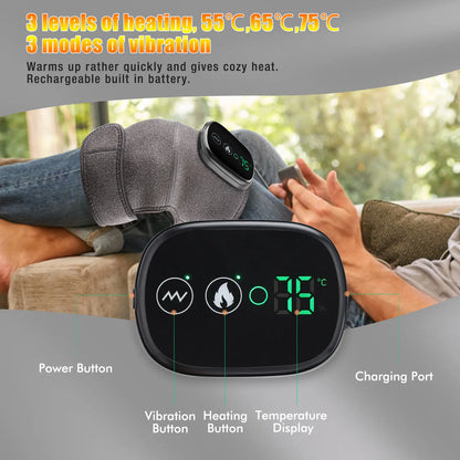 Electric Heating Knee Massager Joint Knee Leg Pad