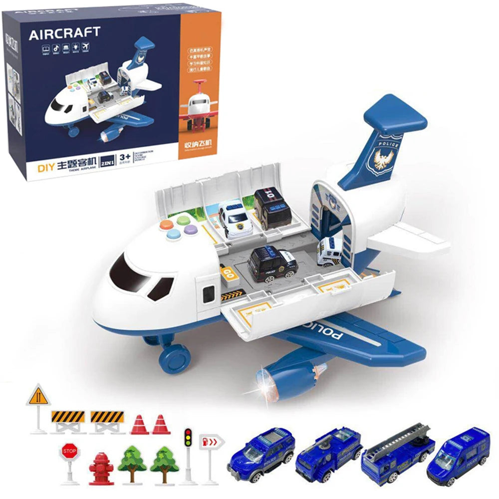 Large Spray Inertia Airplane Toy for Children Transport