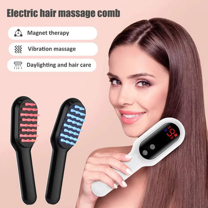 Electric Laser Hair Growth Comb Red Blue Light Massager