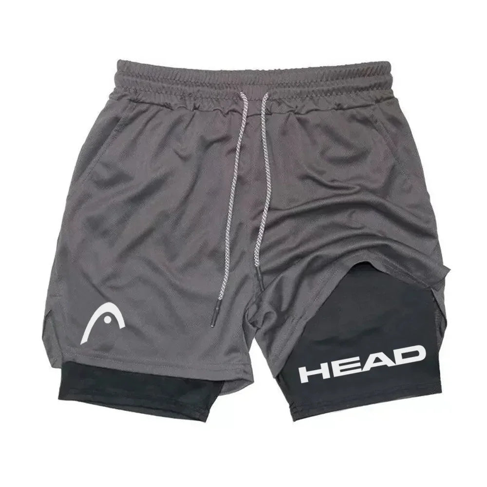 Anime Berserk Head Running Shorts Men Fitness Gym Training