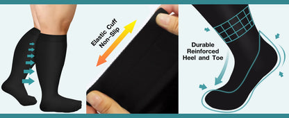 Compression Socks for Women Men Wide Calf