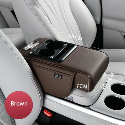 Usb Portcar Armrest Box Booster Pad With Usb Port Multi-Function