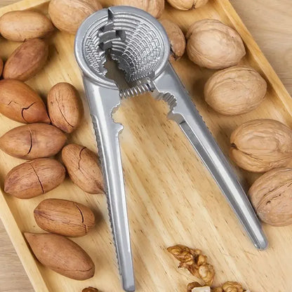 1pc Silvery Metal Multi Functional Walnut Clip Nut Shelling