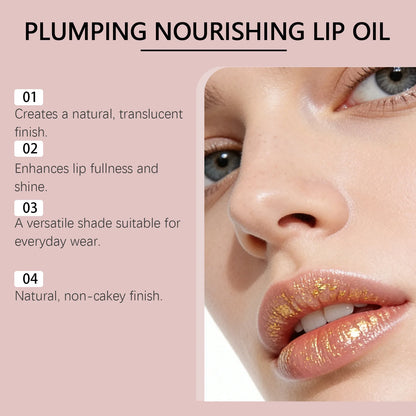 Gold Foil Color Changing Lipstick Fade Lip Line Enhance