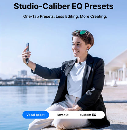 BOYA Mini 2 Wireless Lavalier Microphone AI Noise Reduction
