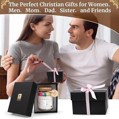 Bible Verses  in Glass Jar Bible Verse Jar Pious Prayer