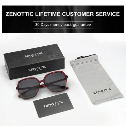 ZENOTTIC Oversized Polarized Sunglasses Big Square Frame