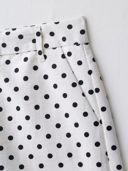 HH Fashion Women's Polka Dot Print Short Coats