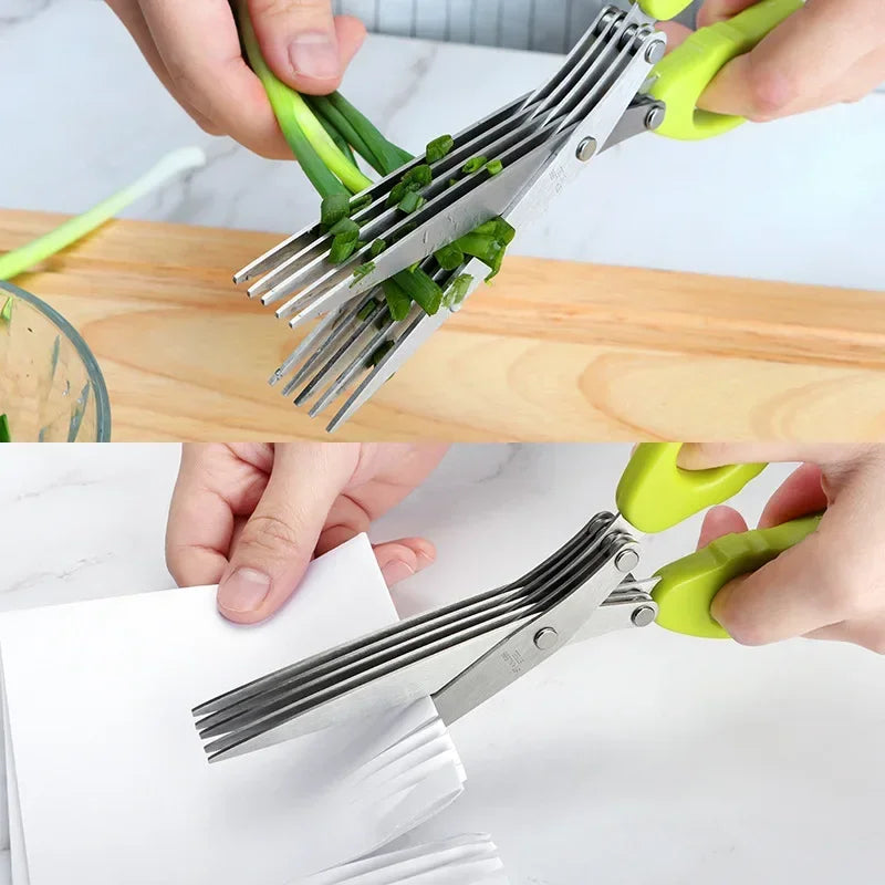 Kitchen Scissors Multifunctional Multi Layers Stainless Steel