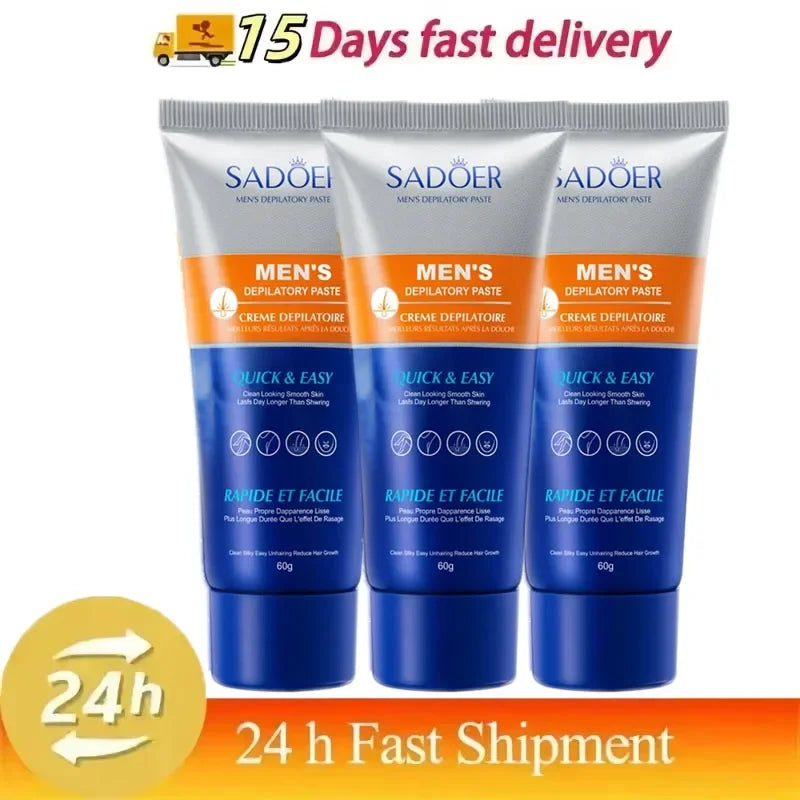 Men's Hair Removal Cream Permanent Epilator Private Area Painless Hair Remover