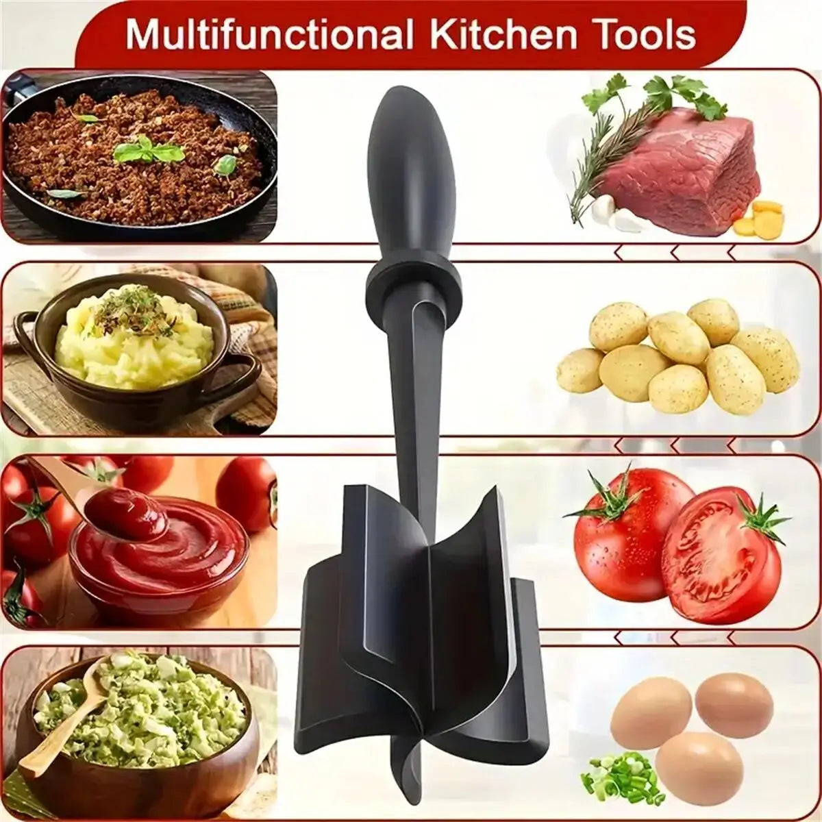 1pc Meat Chopper Meat Shredder Heat Resistant