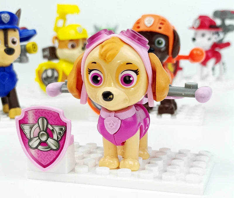 Paw Patrol Action Figure Anime Toy Chase Marshall