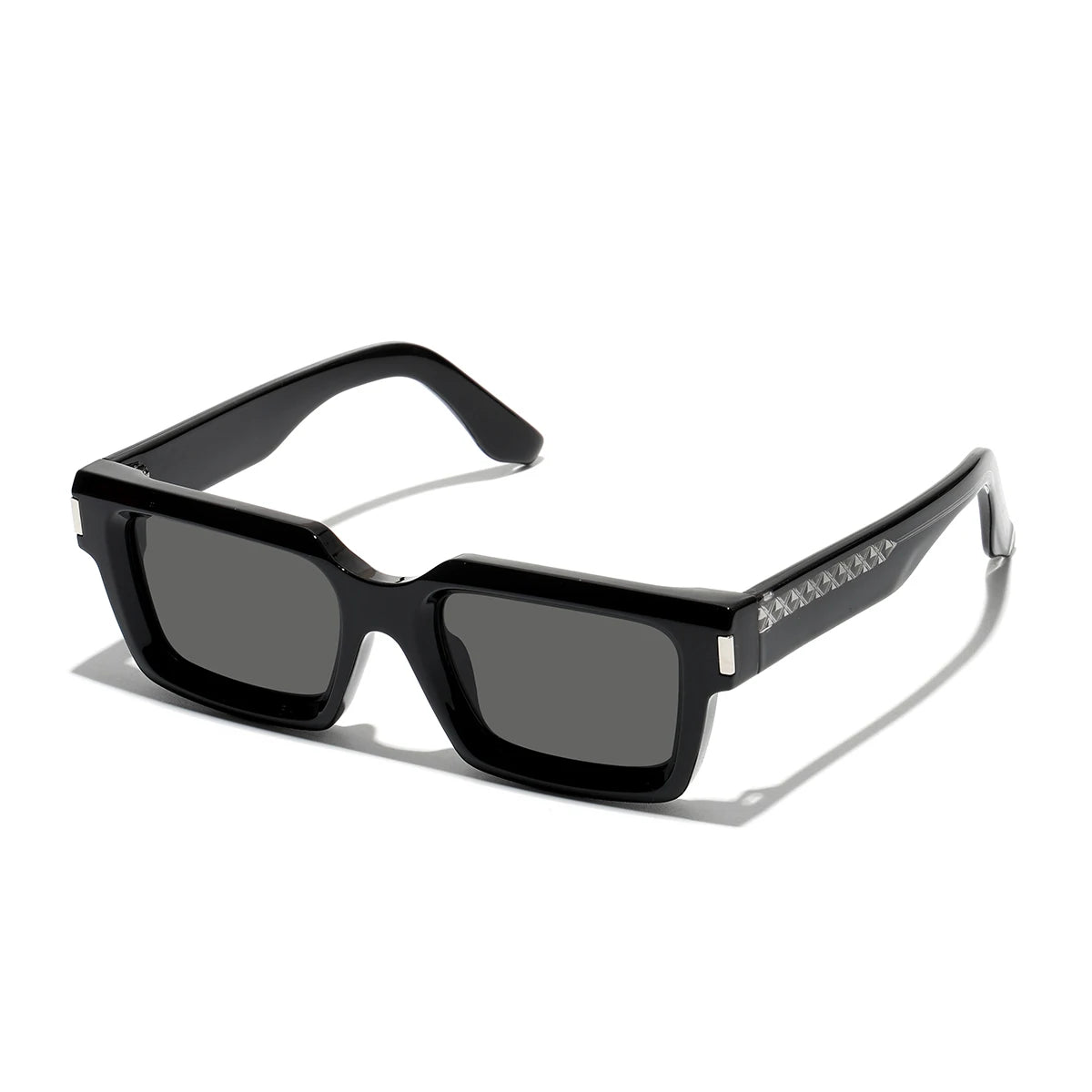 Ruiao retro black designer sunglasses vintage eyewear