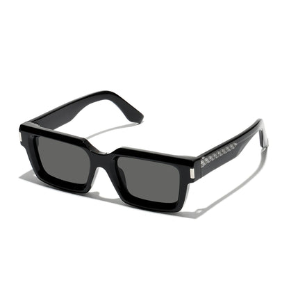 Ruiao retro black designer sunglasses vintage eyewear