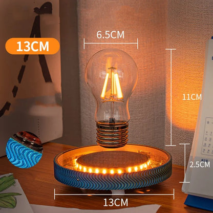 Magnetic Levitating Bulb Saturn Moon Lamp Levitating  Table Lamp