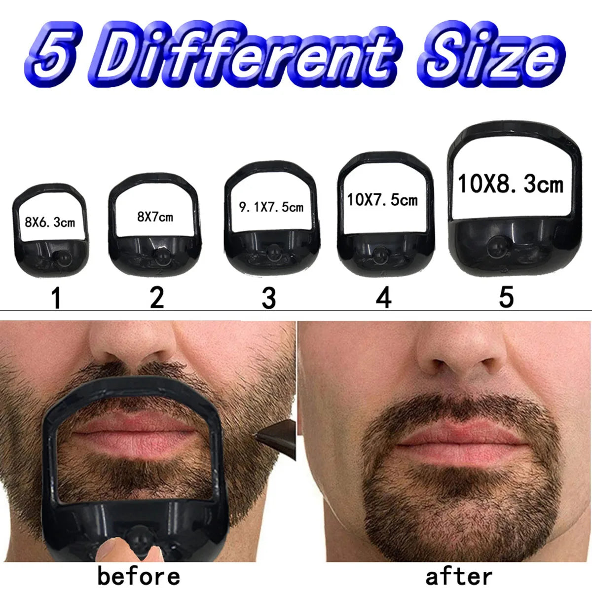 Sheep Beard Styling Template Set Beard Styling Template