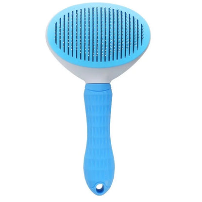 Dog Brush Cat Comb Pet Self Cleaning Hair Remover Brush