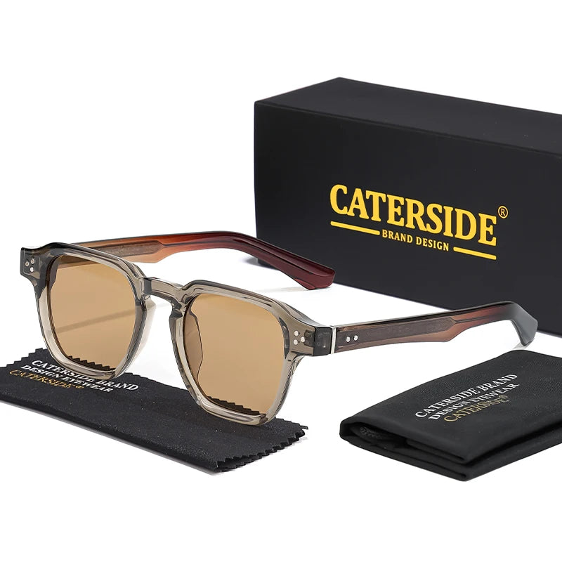 Square Fashion Sunglasses Men Core Insert Temple