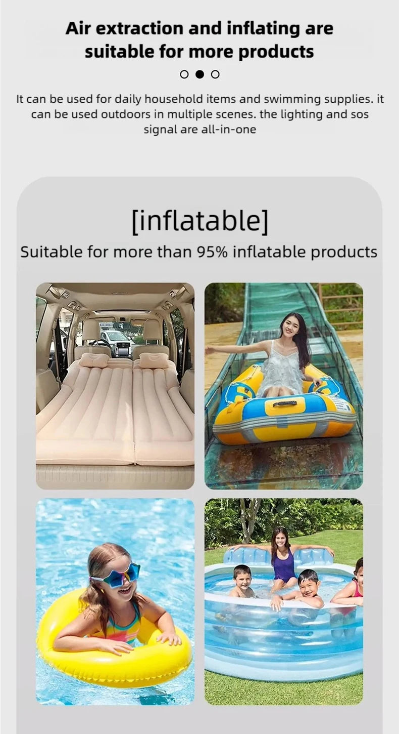 YIJU Wireless Inflation Pump Portable Outdoor Air Pump