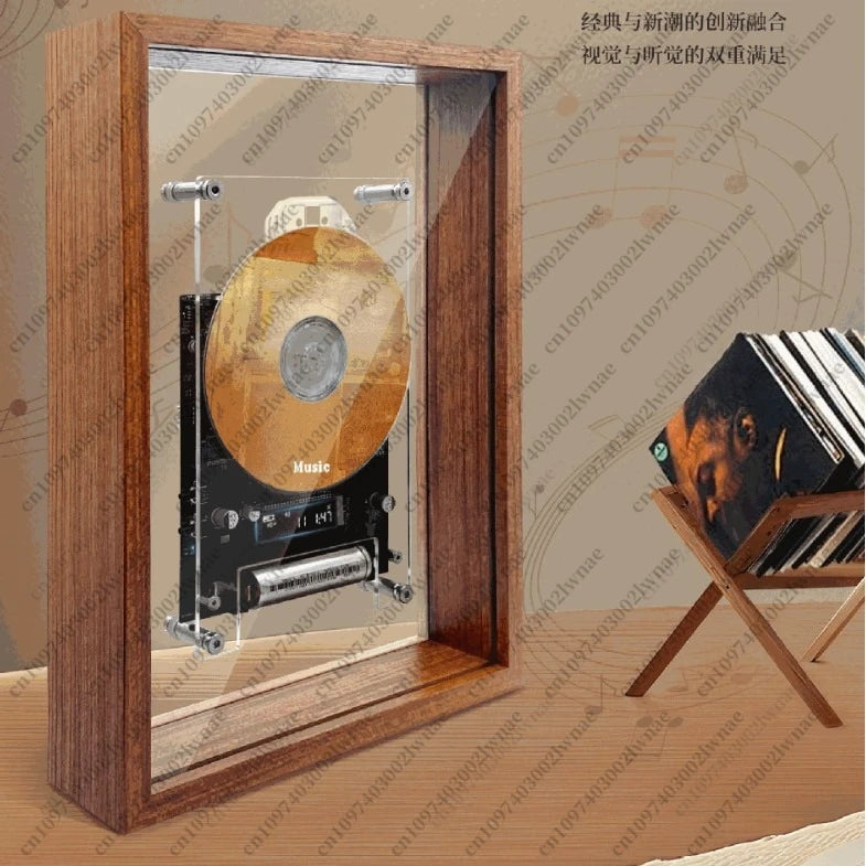 Transparent Acrylic Wall-mounted Photo Frame Cd Player