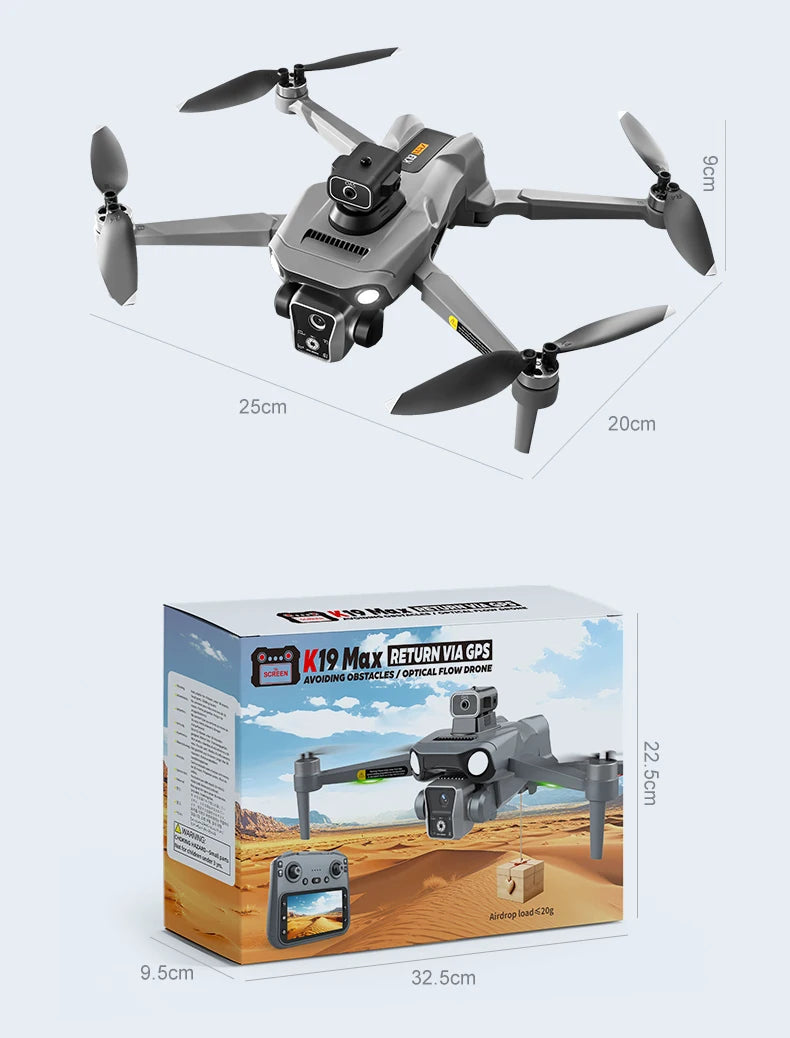 New K19 MAX GPS Drone Professional 8K Camera