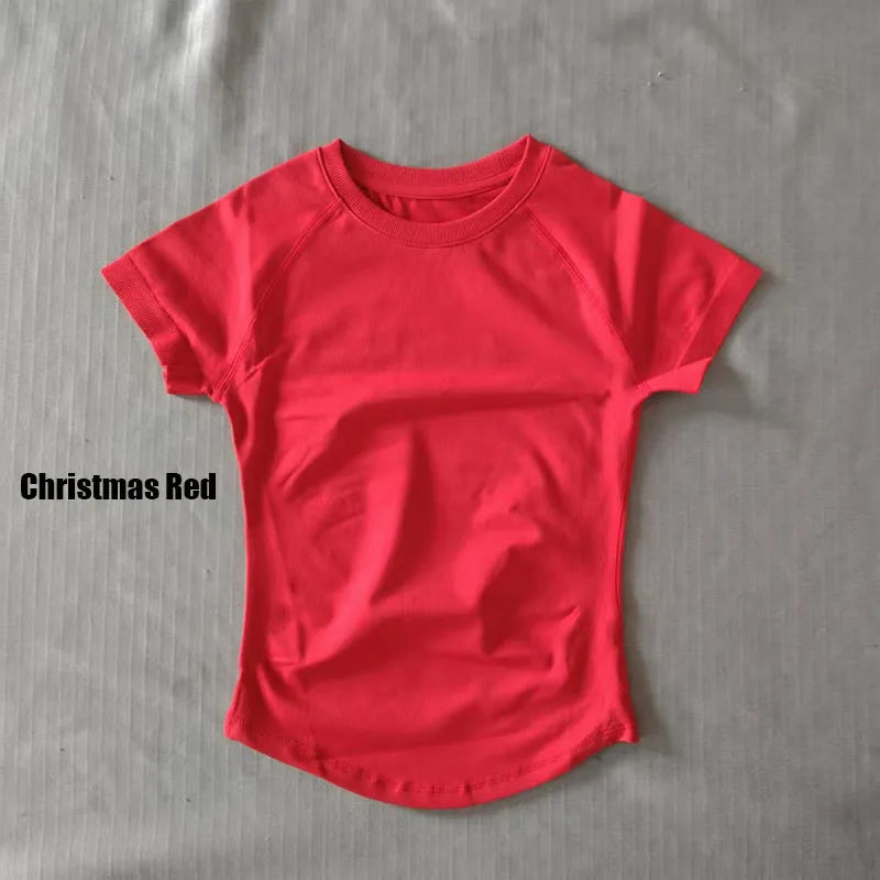 Quick Dry Women's Workout Shirts Short Sleeve Gym