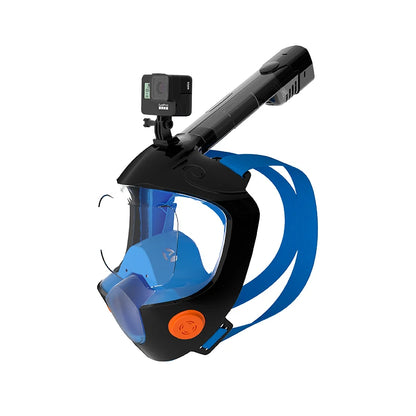 Full Face Snorkel Mask 180° Panoramic View Dry Top Snorkel