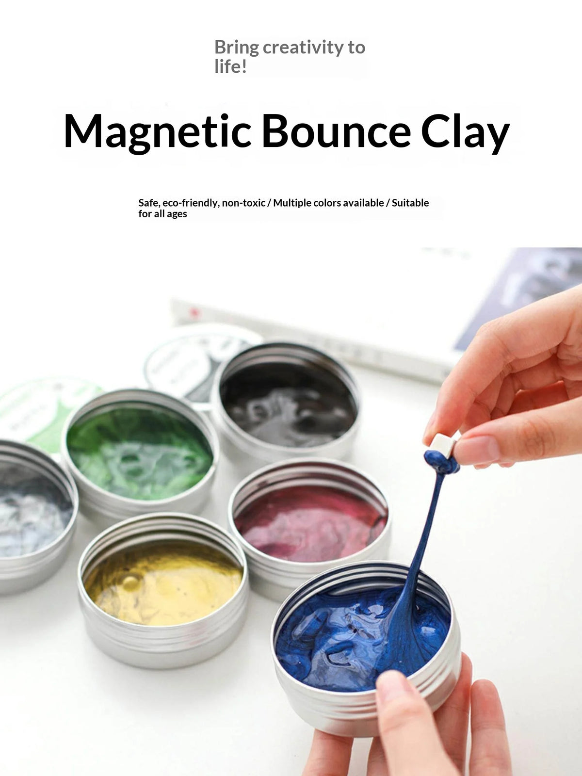Magnetic Putty Slime Gravity Defying Magnet Toy