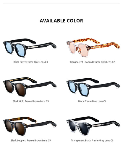 Acetate Polarized Sun Glasses Women Brand Designer