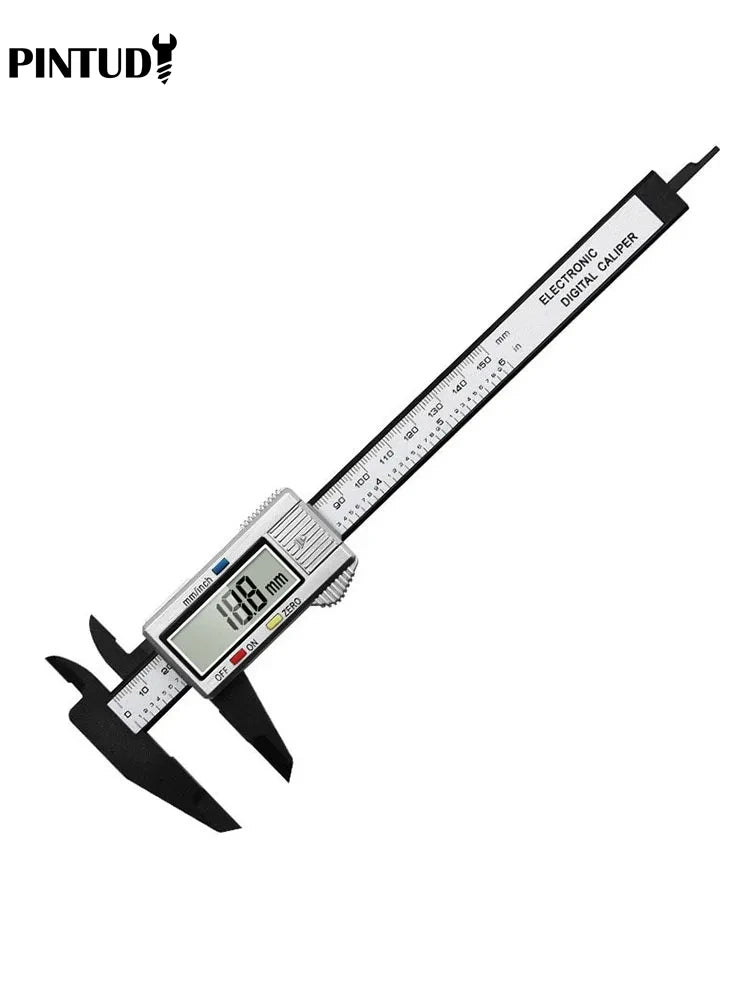 1PC Plastic Vernier Caliper Digital Display Caliper Measuring Tool