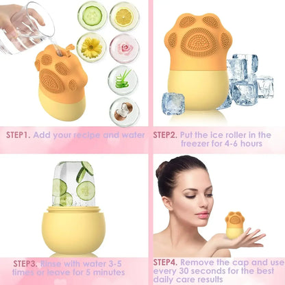 Beauty Facial Massager Apply Face Ice Tray Puffiness