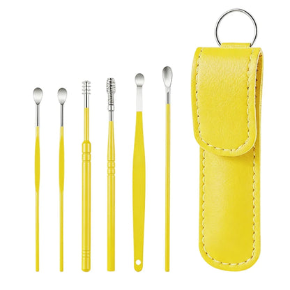 Stainless Steel Ear Cleaner Portable Ear Spoons Spiral