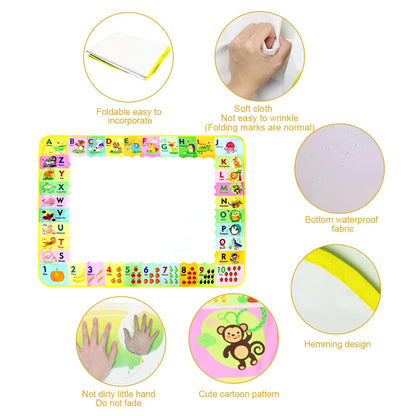 Magic Water Drawing Mat Coloring Doodle Mat