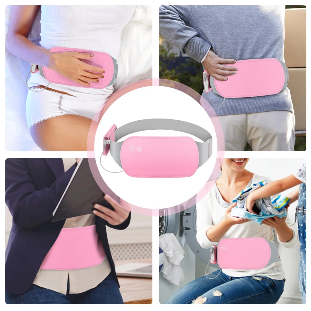 Portable Heated Massage Belt Menstrual Pain Relief