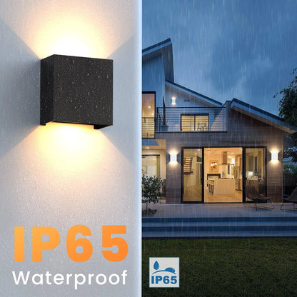LED Wall Sconces 6W Modern Indoor Outdoor IP65 Wall Lamp