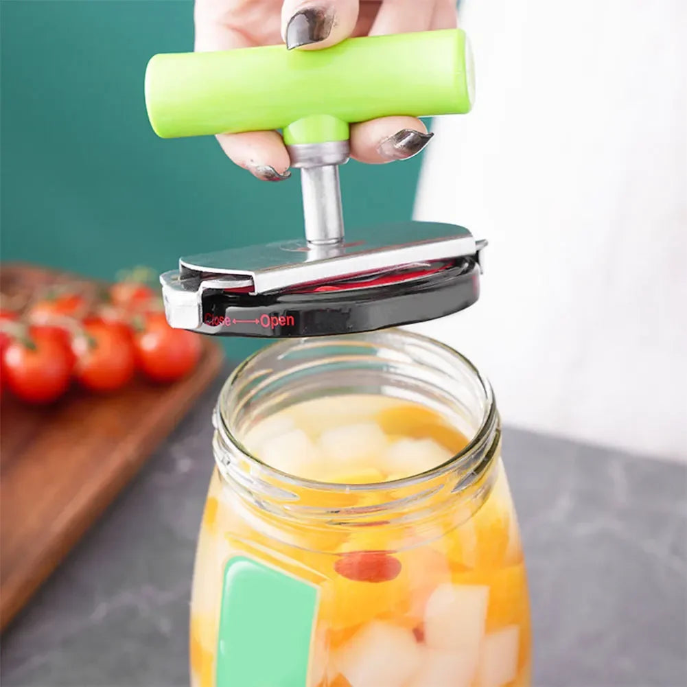 Stainless Steel Multi-Use Jar Opener | Adjustable Labor-Saving Tool