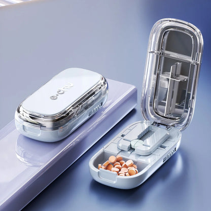 New Quartering Pill Cutter Storage Box Medicine