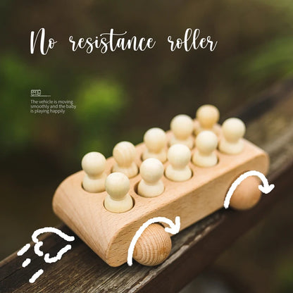 Wooden Train Birthday Toy  Montessori Toys Baby Educational Toys