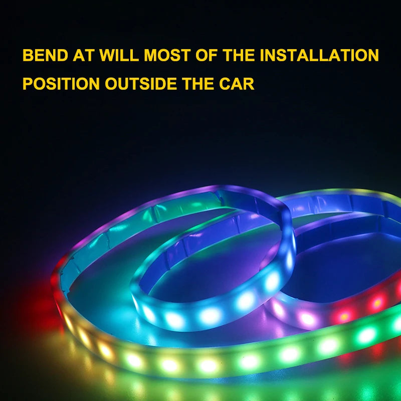 Car Rear Trunk Tail Light LED Strip Signal Lamp