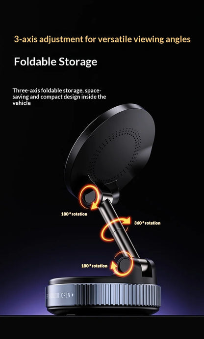 Cross-Border Wireless Charging Vacuum Car Phone Holder