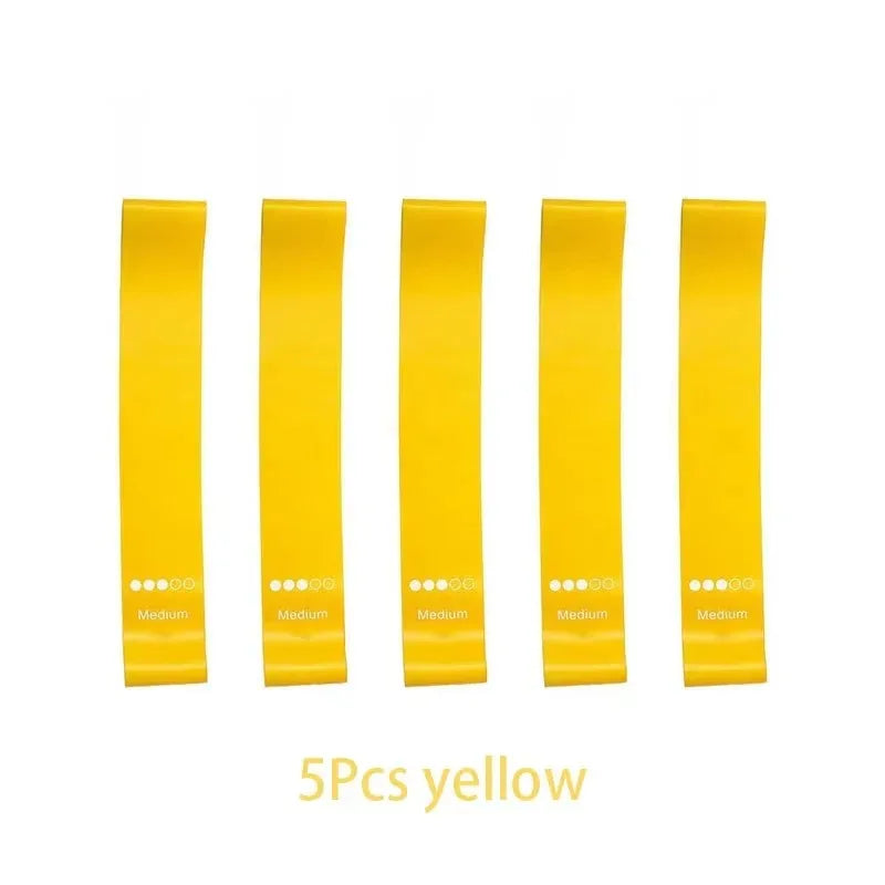 5 Levels Portable Fitness Rubber Resistance Bands