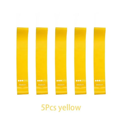 5 Levels Portable Fitness Rubber Resistance Bands