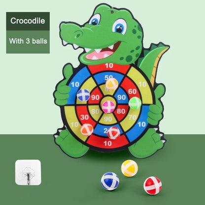 Educational Games Dart Board Baby Toy Stickey Ball Dart