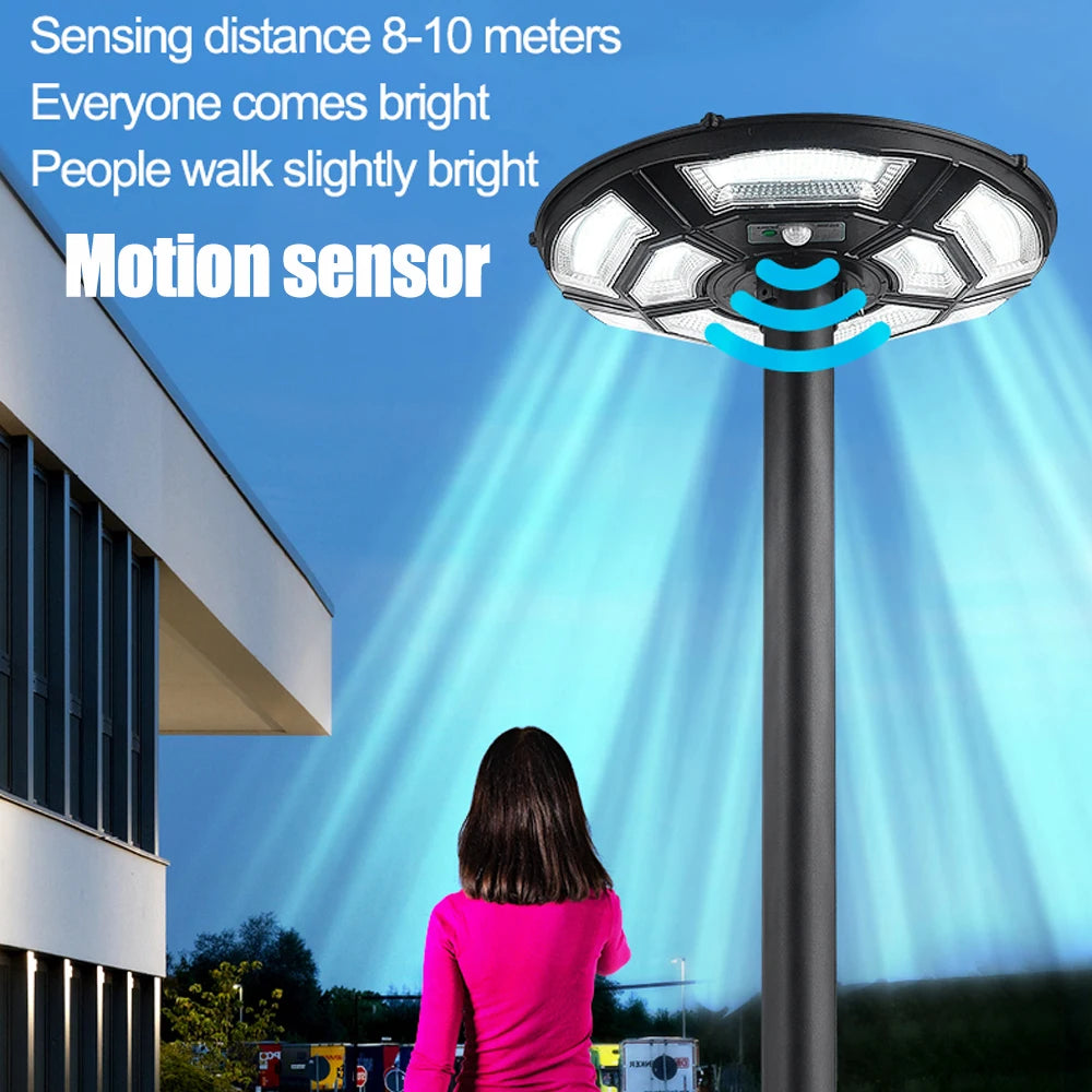 Solar Flood Lights Outdoor Security Lights for Parking Yard